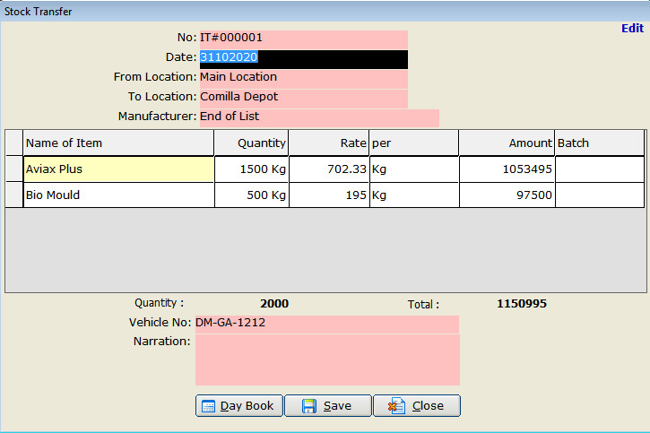 Stock Transfer